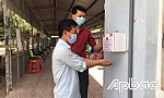 Anh Nguyễn Duy Phong: Sáng chế máy sát khuẩn tay tự động