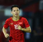 Midfielder Do Hung Dung of Hanoi FC pipped his teammate