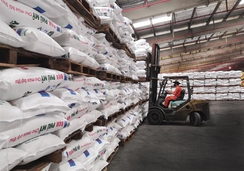A storehouse of Phu My Fertiliser Plant. The Ministry of Finance will consider a value-added tax (VAT) rate of 5 per cent on fertiliser products.