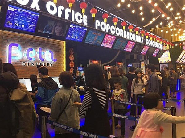 Betacineplex has attracted more cinemagoers with cheap prices of VND50,000 per ticket (over US$2). — Photo betacineplex.vn