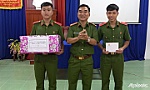 Lãnh đạo Công an tỉnh Tiền Giang thăm sinh viên thực hiện Chiến dịch  