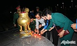 Thắp nến tri ân tại Nghĩa trang Liệt sĩ tỉnh Tiền Giang