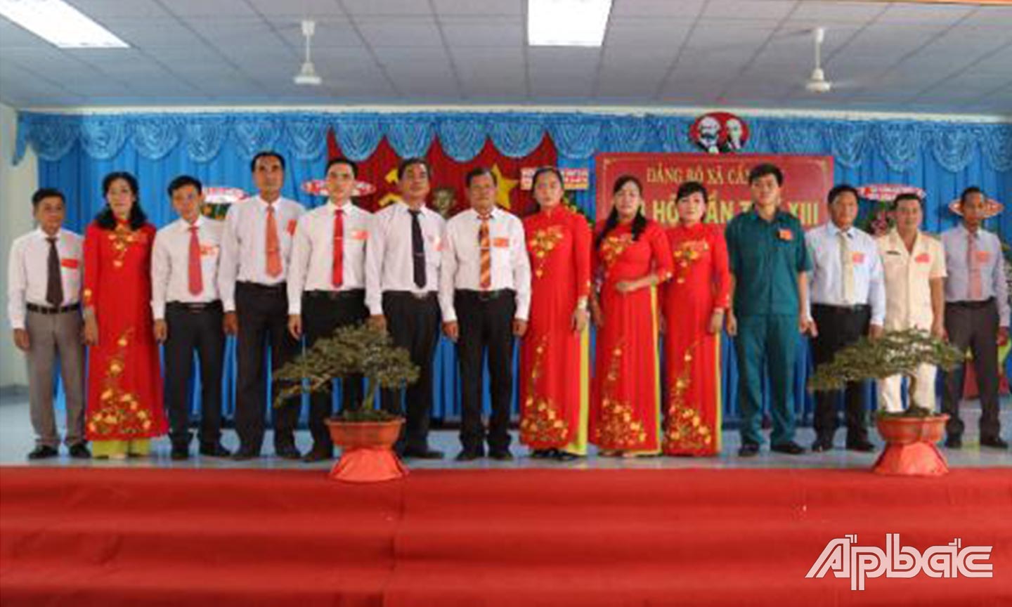Ban chấp hành Đảng bộ xã Cẩm Sơn, huyện Cai Lậy nhiệm kỳ 2020 - 2025.