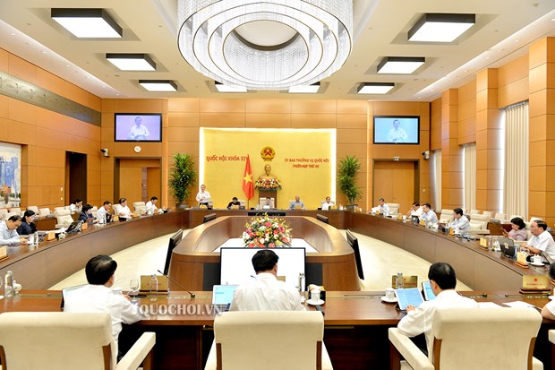 The 45th meeting of the National Assembly Standing Committee (Photo: quochoi.vn).