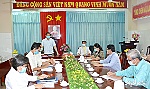 Chủ tịch UBND tỉnh Tiền Giang Lê Văn Hưởng kiểm tra công tác phòng, chống dịch bệnh Covid-19