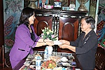 Thăm, tặng quà Bà mẹ Việt Nam Anh hùng, Anh hùng Lực lượng vũ trang và cán bộ quân đội nghỉ hưu