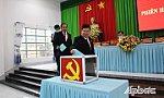 Đồng chí Trần Thanh Nguyên tái đắc cử Bí thư huyện ủy Cái Bè