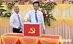 Đồng chí Nguyễn Thành Diệu tái đắc cử Bí thư Huyện ủy Gò Công Đông