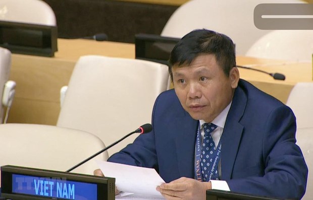 Ambassador Dang Dinh Quy, head of the Vietnam Permanent Mission to the UN (Source: VNA).