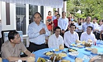 Thủ tướng Chính phủ Nguyễn Xuân Phúc khảo sát vùng chuyên canh sầu riêng tại huyện Cai Lậy