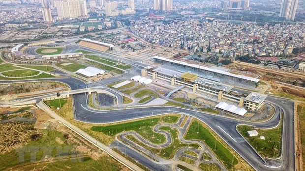 The 5.6km circuit of the F1 Vietnam Grand Prix (Photo: VNA).