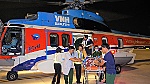 Cấp cứu an toàn 2 bệnh nhân được chuyển bằng trực thăng về từ Trường Sa về đất liền