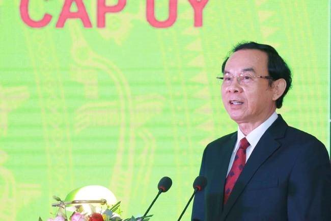 Nguyen Van Nen, new secretary of the HCMC Party Committee for the 2020-2025 tenure.
