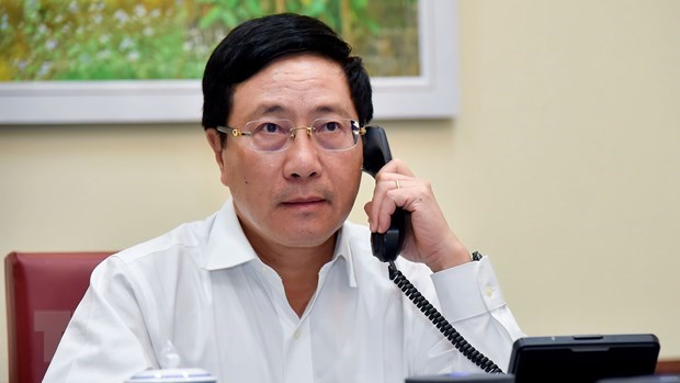 Deputy Prime Minister and Foreign Minister Pham Binh Minh (Source: VNA)