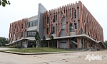 Thư viện Trường Đại học Tiền Giang được xây dựng hiện đại