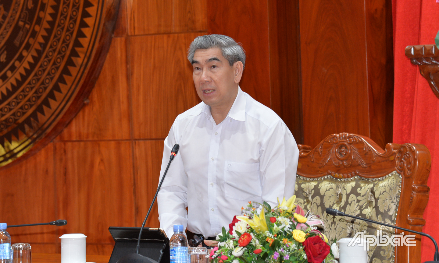 Bác sĩ CKII Trần Thanh Thảo khẳng định việc kiểm soát tốt tình hình dịch bệnh và trên địa bàn tỉnh chưa có ghi nhận ca mắc Covid-19 trong cộng đồng.