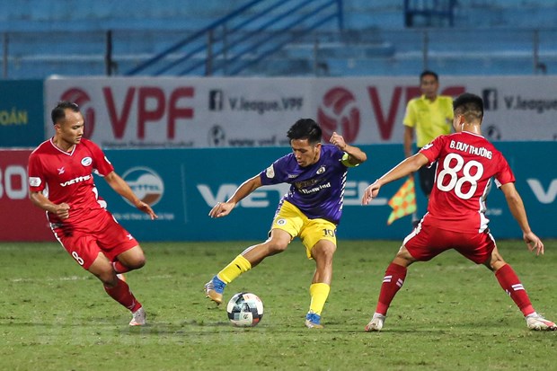 Hà Nội FC đánh bại đương kim vô địch V-League Viettel ở chung kết cúp Quốc gia mùa giải qua. (Ảnh: Hiển Nguyễn/Vietnam+)