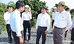 Đồng chí Trần Văn Dũng kiểm tra tiến độ Dự án Đường cao tốc Trung Lương - Mỹ Thuận