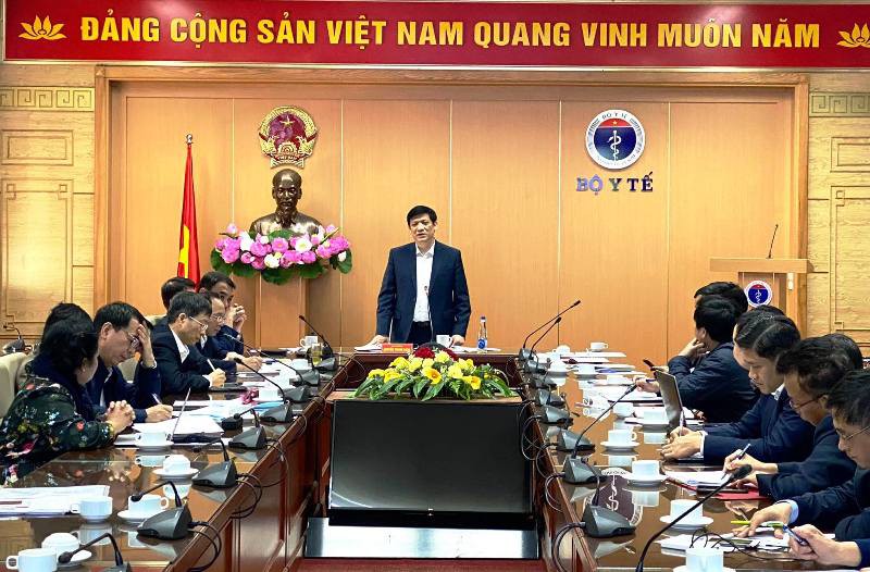 Bộ trưởng Bộ Y tế Nguyễn Thanh Long chủ trì cuộc họp về tình hình nghiên cứu, sản xuất vaccine ngừa Covid-19 của Việt Nam