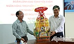 Đồng chí Trần Kim Trát thăm và chúc tết các doanh nghiệp
