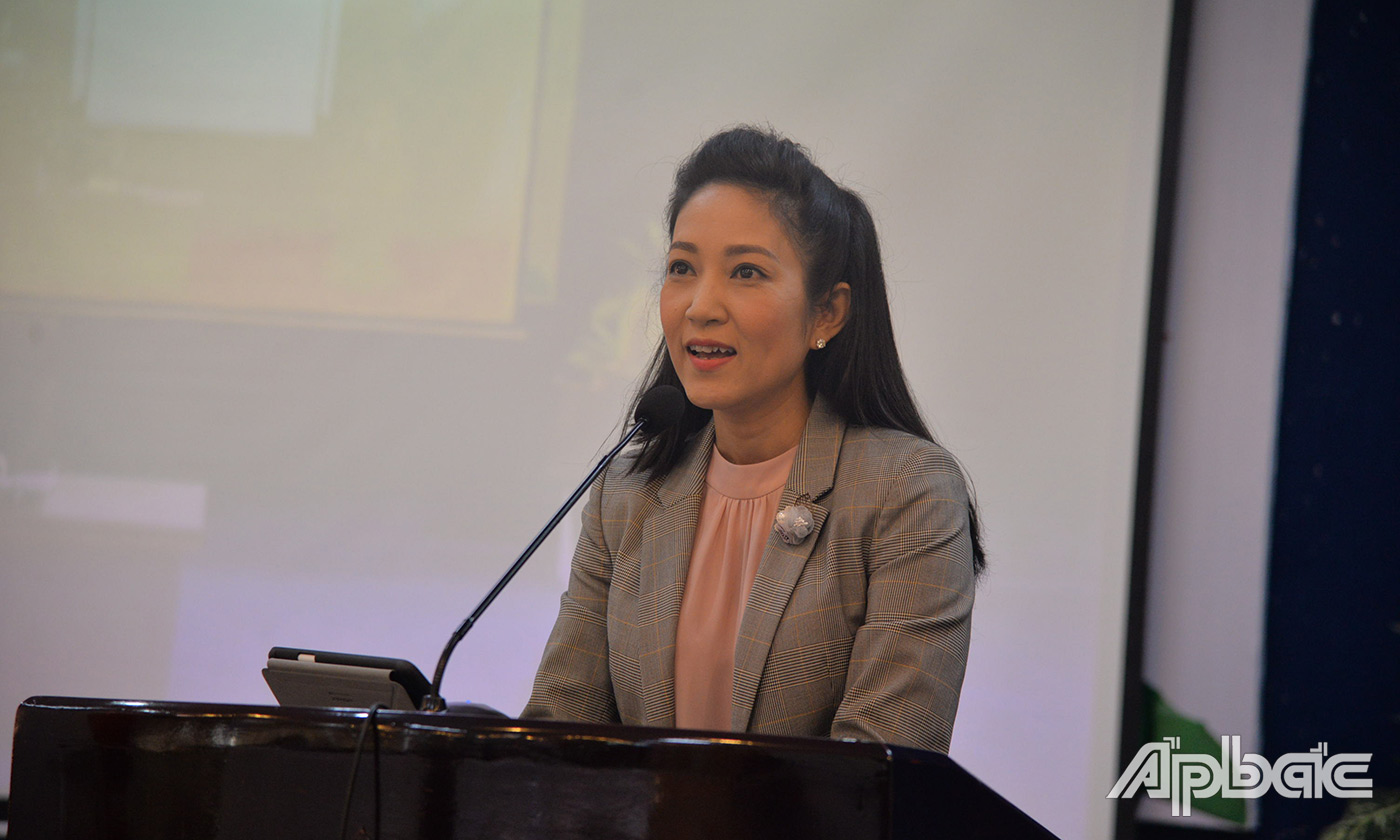 Lãnh đạo Sở VHTTDL TP. Hồ Chí Minh phát biểu tại hội nghị