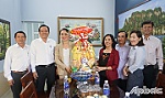 Đồng chí Nguyễn Thị Sáng thăm, chúc tết doanh nghiệp