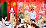 Đại tá Nguyễn Văn Nhựt thăm, chúc tết các gia đình chính sách, doanh nghiệp và đơn vị