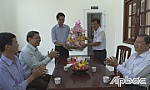 Lãnh đạo Đài PT-TH Tiền Giang thăm, chúc tết ở huyện Cai Lậy