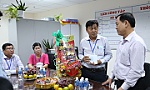 Đồng chí Nguyễn Văn Vĩnh thăm, chúc tết các đơn vị