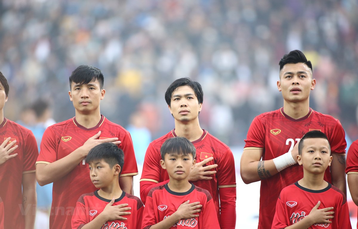 Đội tuyển Việt Nam đang đứng đầu bảng G ở vòng loại hai World Cup 2022 khu vực châu Á và nhiều khả năng giành vé đi tiếp. (Ảnh: Hiển Nguyễn/Vietnam+)
