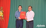 Trưởng Ban Tuyên giáo Trung ương Nguyễn Trọng Nghĩa làm việc với Huyện ủy Gò Công Tây