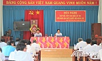 Đoàn Đại biểu Quốc hội đơn vị tỉnh Tiền Giang tiếp xúc cử tri huyện Chợ Gạo