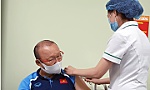 Những thành viên đầu tiên của Đội tuyển Việt Nam được tiêm vắc-xin phòng Covid-19
