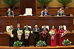 Đồng chí Trần Sỹ Thanh được giới thiệu để bầu làm Tổng Kiểm toán Nhà nước