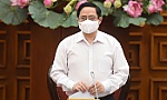 Thủ tướng Phạm Minh Chính chủ trì họp khẩn ứng phó dịch Covid-19