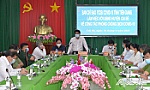 Ban Chỉ đạo phòng, chống dịch bệnh Covid-19 tỉnh Tiền Giang làm việc với các huyện phía Tây