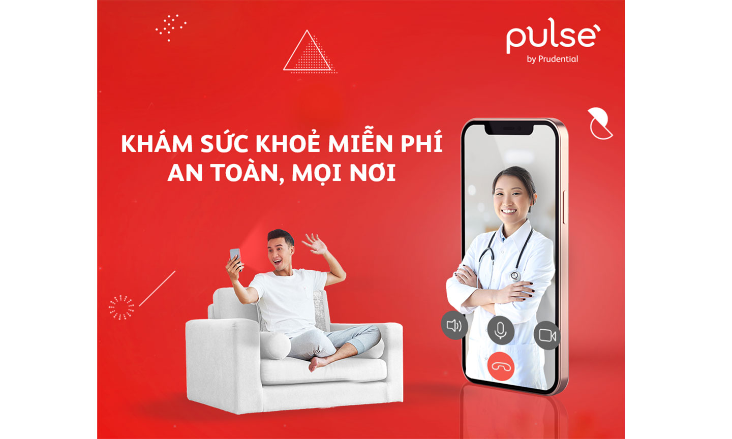 Tải ngay ứng dụng Pulse và trải nghiệm chương trình Tư vấn sức khỏe miễn phí với Bác sĩ trực tuyến.