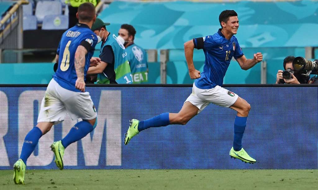   Tuyển Italy vượt qua vòng bảng Euro với 3 chiến thắng. Ảnh: Reuters. 