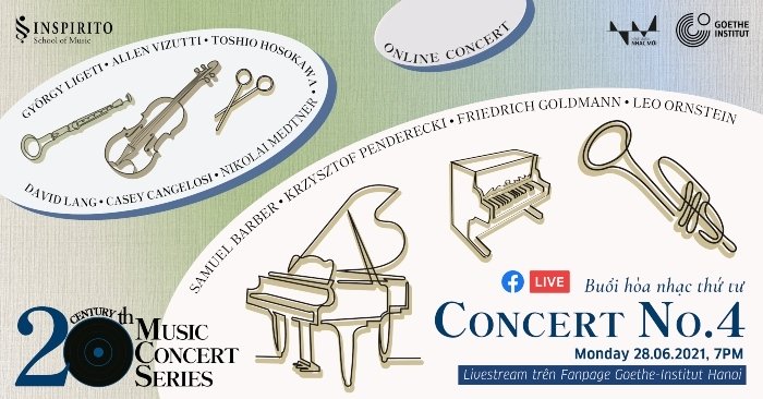 The concert series introduces compositions of the 20th and 21st centuries by important living or deceased world-famous composers.