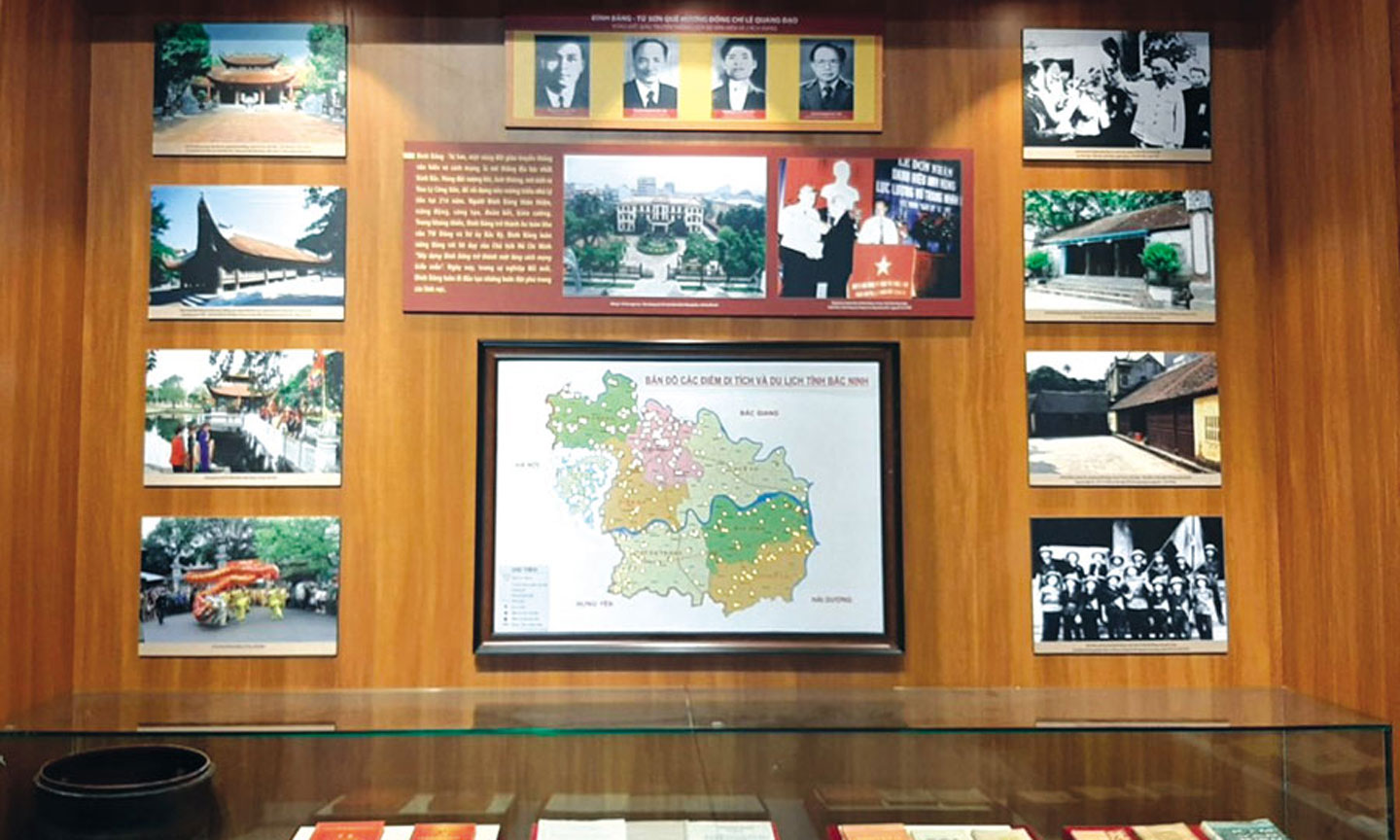 Bảo tàng tỉnh Bắc Ninh trưng bày, giới thiệu đến công chúng những hình ảnh, tư liệu về quê hương đồng chí Lê Quang Đạo.