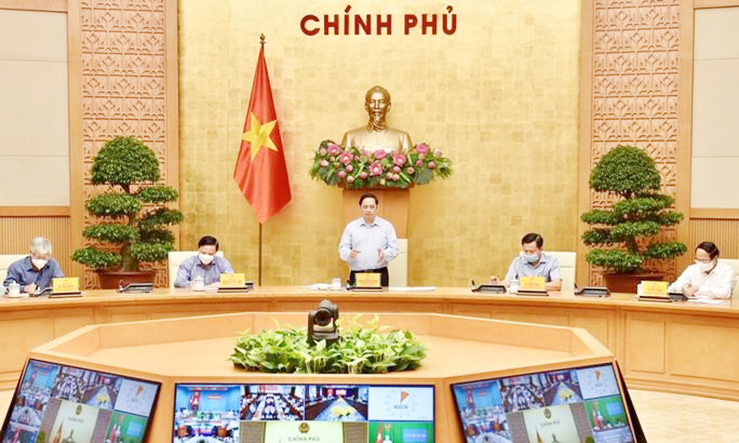 Thủ tướng Chính phủ Phạm Minh Chính chỉ đạo những nhiệm vu và giải pháp phòng, chống dịch Covid-19 cần tập trung thực hiện
