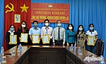 Ủy ban MTTQ tỉnh Tiền Giang tiếp nhận kinh phí ủng hộ phòng, chống Covid-19