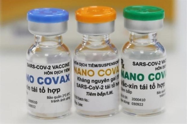 Vaccine Nanocovax. Ảnh: TTXVN phát