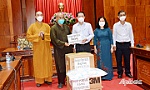 Tiền Giang tiếp nhận ủng hộ thiết bị y tế từ các tổ chức Phật giáo