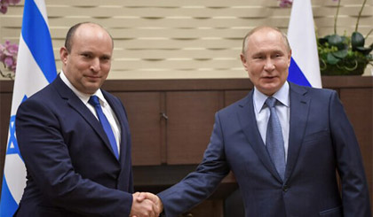 Thủ tướng Nga Putin đánh giá cao 'mối quan hệ tin cậy' với Israel