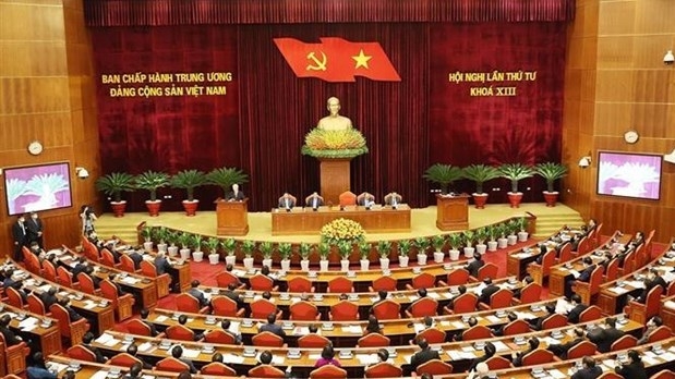 Fourth session of 13th Party Central Committee opens.