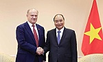 Chủ tịch nước Nguyễn Xuân Phúc tiếp Chủ tịch Đảng Cộng sản Liên bang Nga