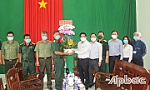 Đồng chí Nguyễn Văn Nhã thăm, động viên các đơn vị Quân đội tuyến đầu phòng, chống dịch