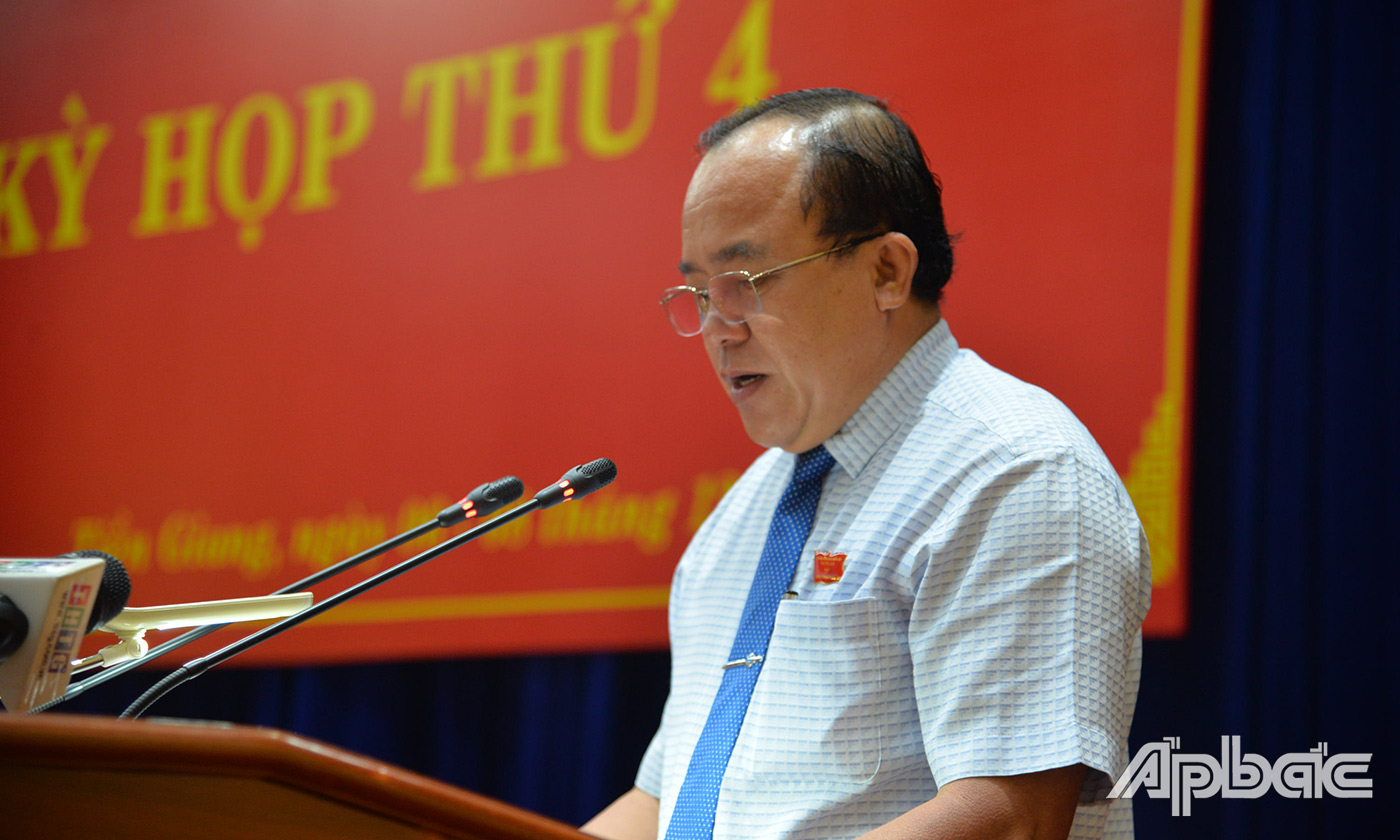 Chủ tịch Ủy ban MTTQ Việt Nam tỉnh Nguyễn Chí Trung 