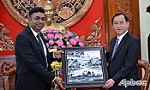 Chủ tịch UBND tỉnh Tiền Giang tiếp Tổng Lãnh sự Ấn Độ tại TP. Hồ Chí Minh
